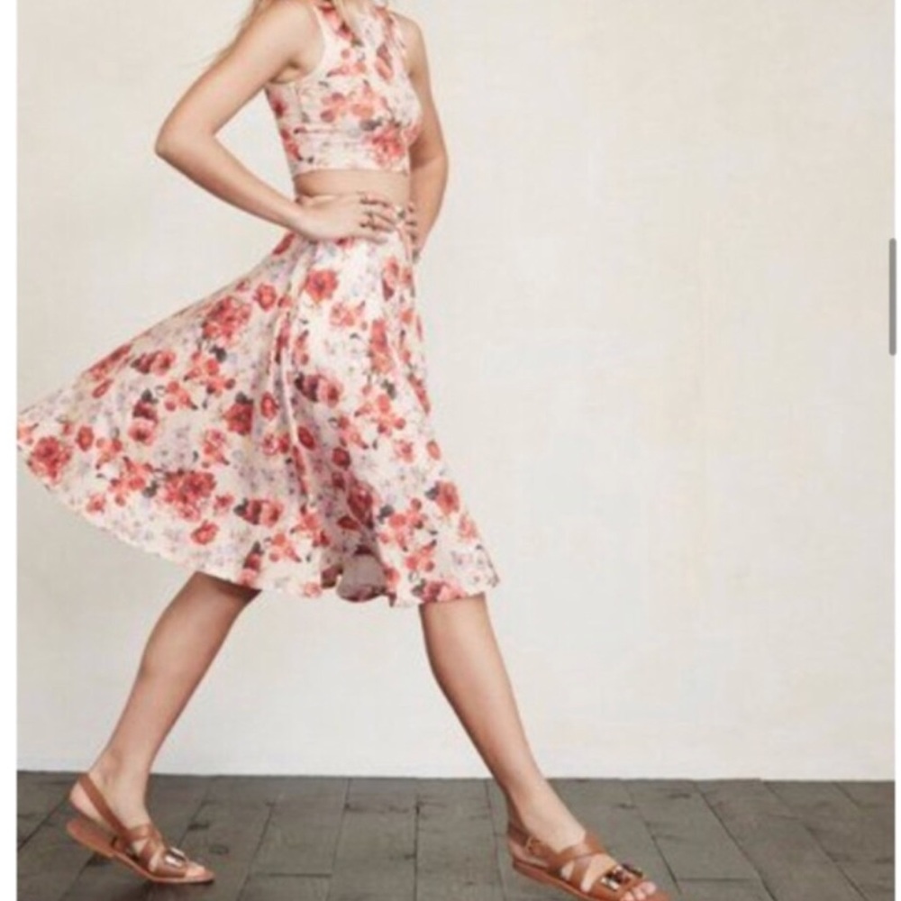 Reformation Two Piece Floral Dress